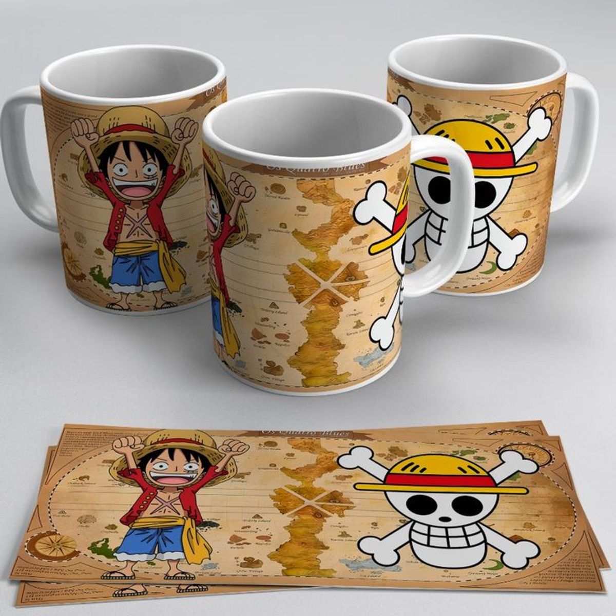 GENERICO - tazon one piece luffy