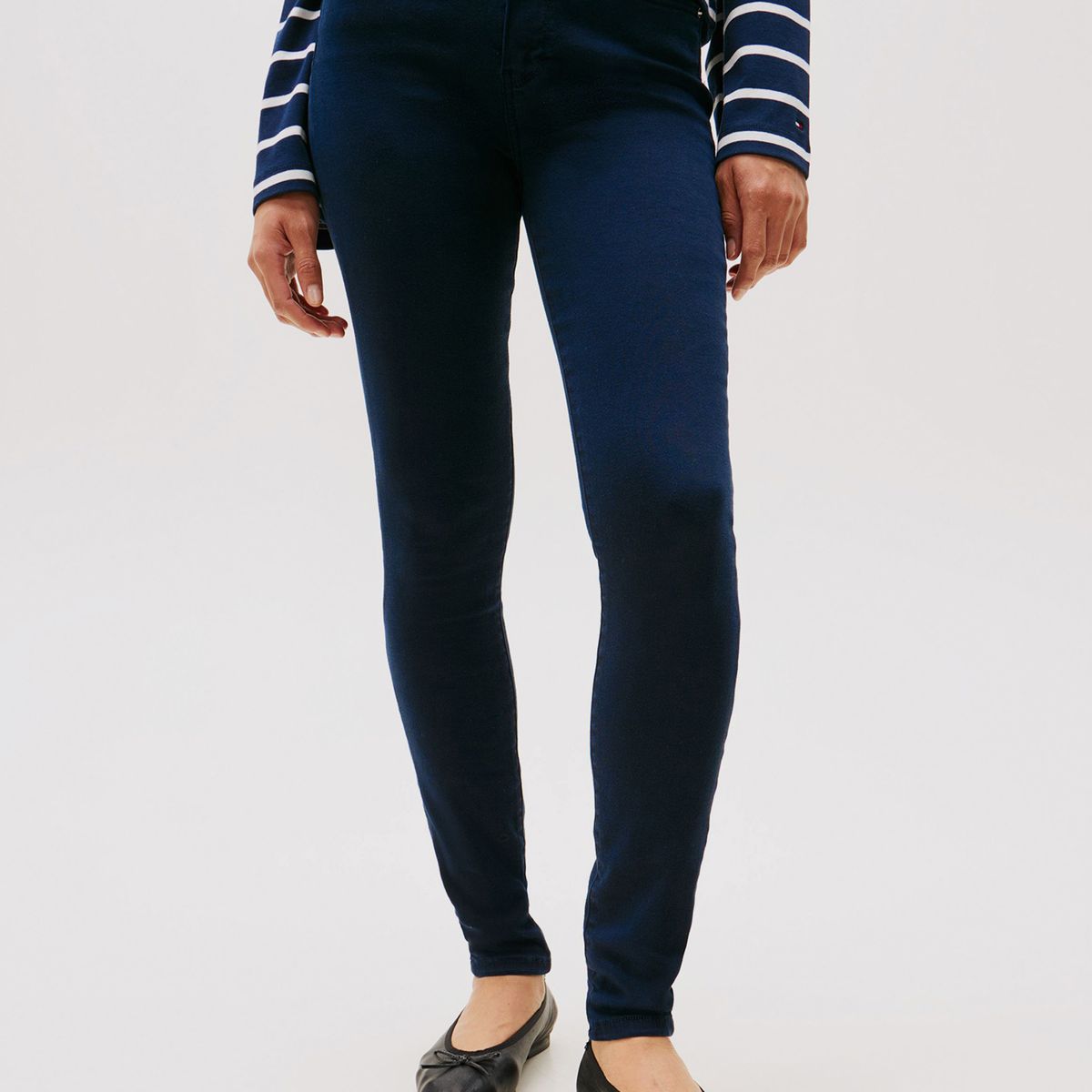 TOMMY HILFIGER - Jeans Como Skinny De Talle Medio Azul Tommy Hilfiger