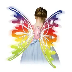 GENERICO - Alas Hada Mariposa Con Luz Disfraz Niña Led R57
