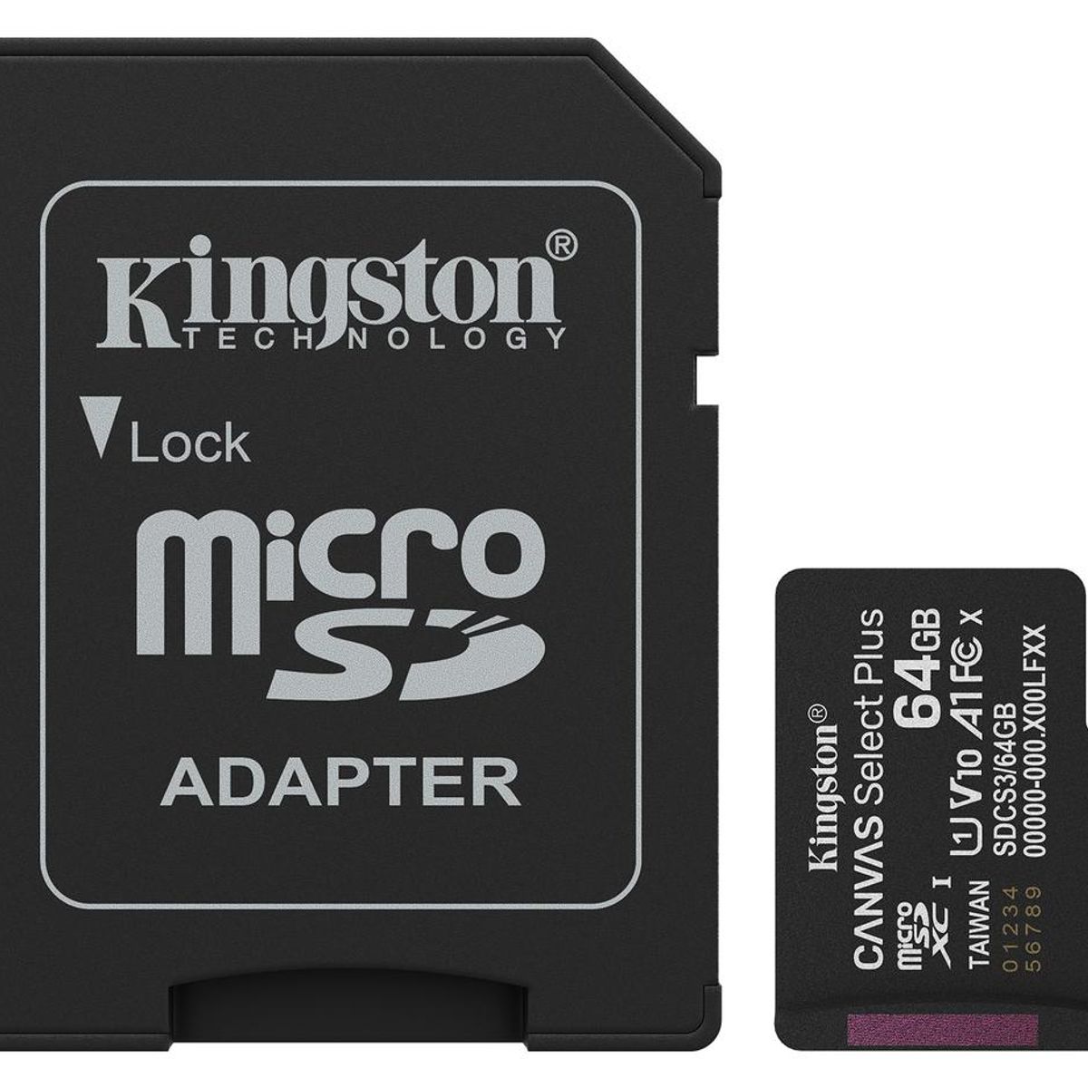 KINGSTON - Tarjeta MicroSDXC 64GB Kingston SDCS3 Canvas Select Plus
