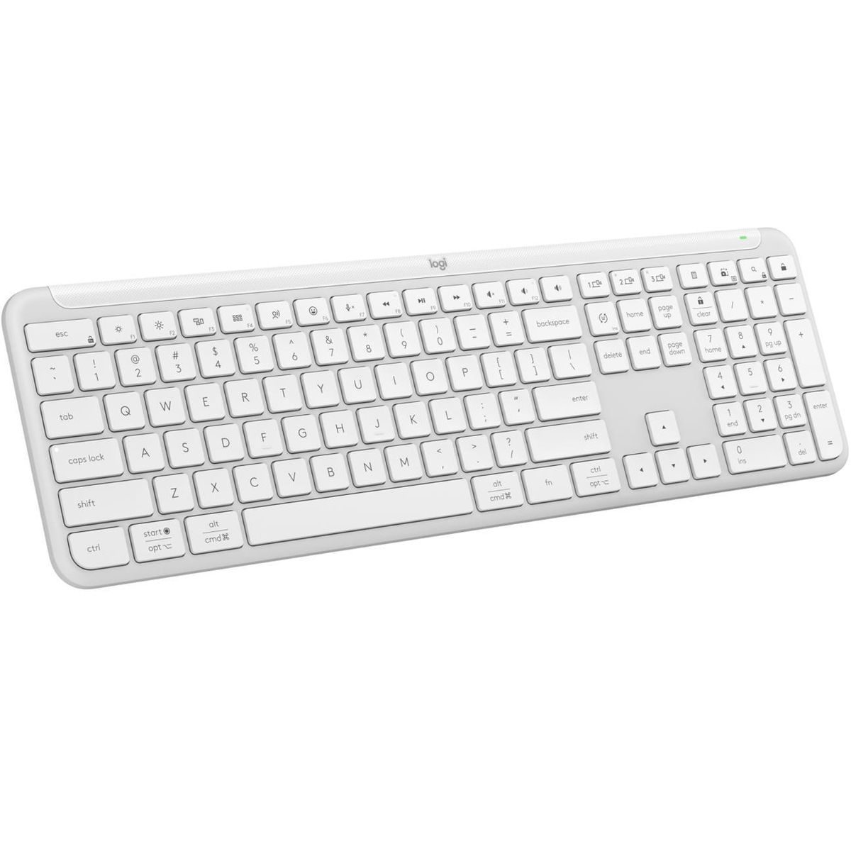 LOGITECH - Teclado inalambrico Signature Slim K950 Blanco Español
