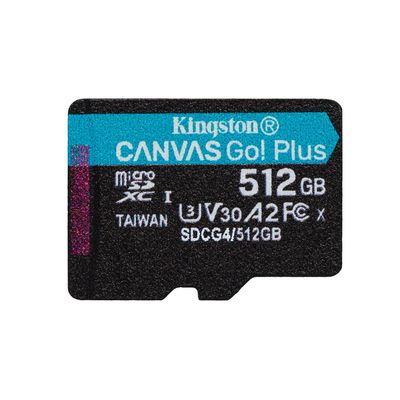 Imagen 2 del producto Tarjeta MicroSD Canvas Go Plus de 512GB