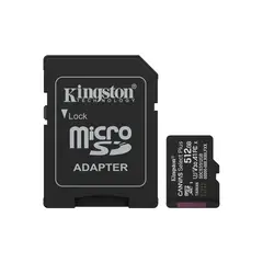 KINGSTON - Tarjeta MicroSDXC 512GB SDCS3 Canvas Select Plus