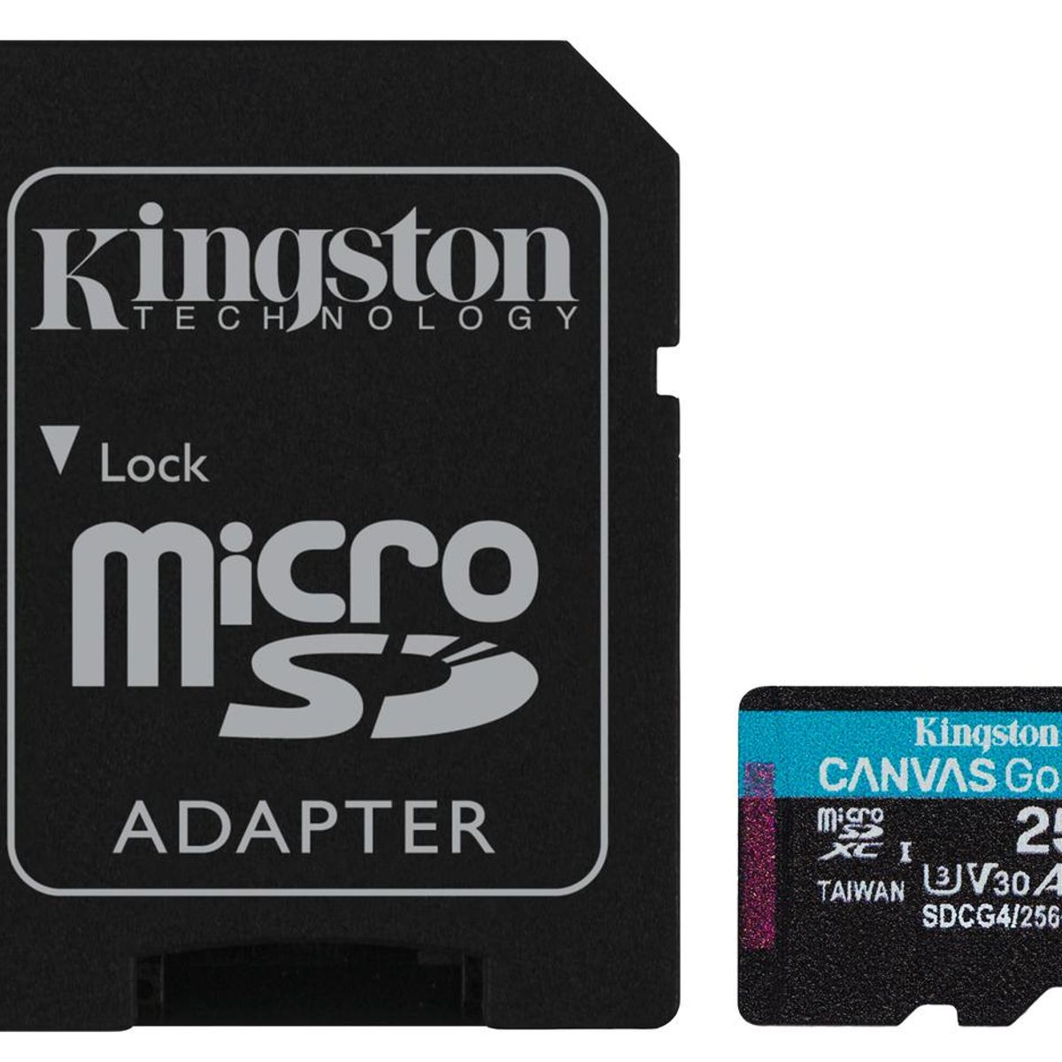 KINGSTON - Memoria microSD Kingston Canvas Go Plus 256GB microSD V30
