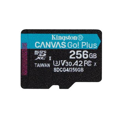 Imagen 2 del producto Memoria microSD Canvas Go Plus 256GB microSD V30