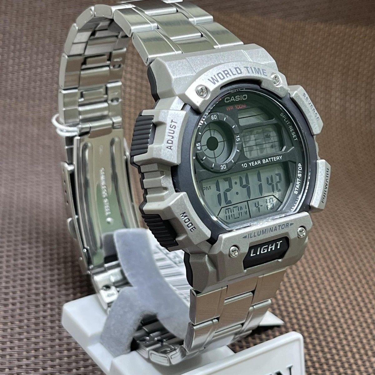 CASIO - RELOJ CASIO AE1400WHD-1A HOMBRE WORLD TIME