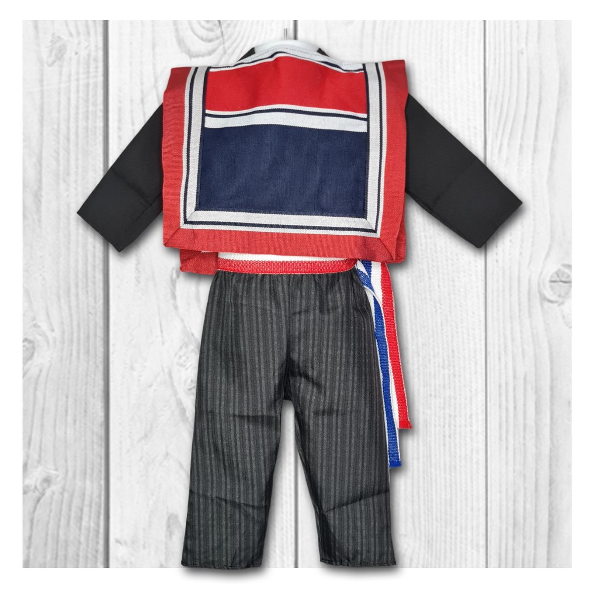 MORLAN - Traje Tipico Vestimenta Huaso Niño Fiestas Patrias Chile Poncho