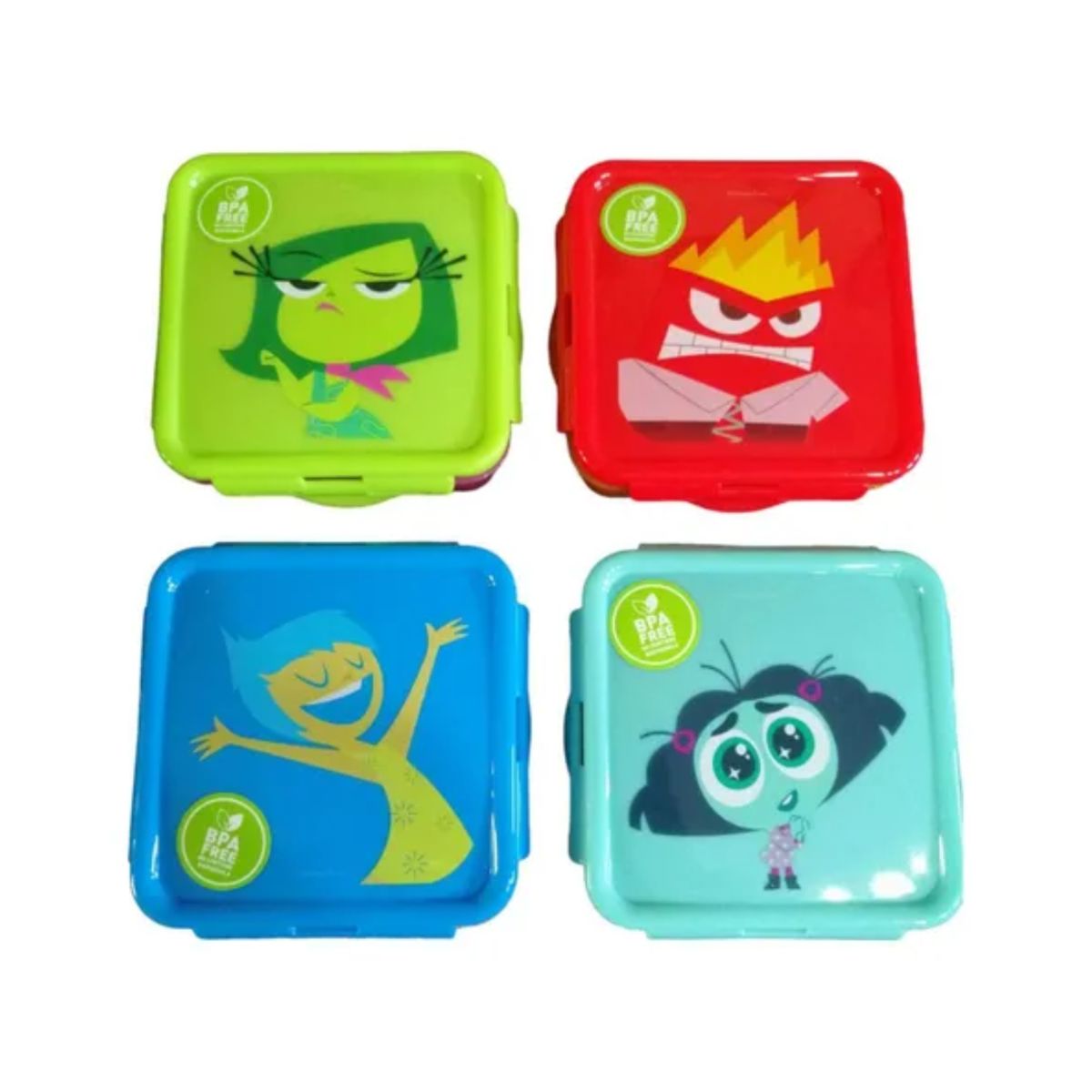 DISNEY - Portasandwich Hermético 500ml Infantiles Disney Intensamente - Envidia