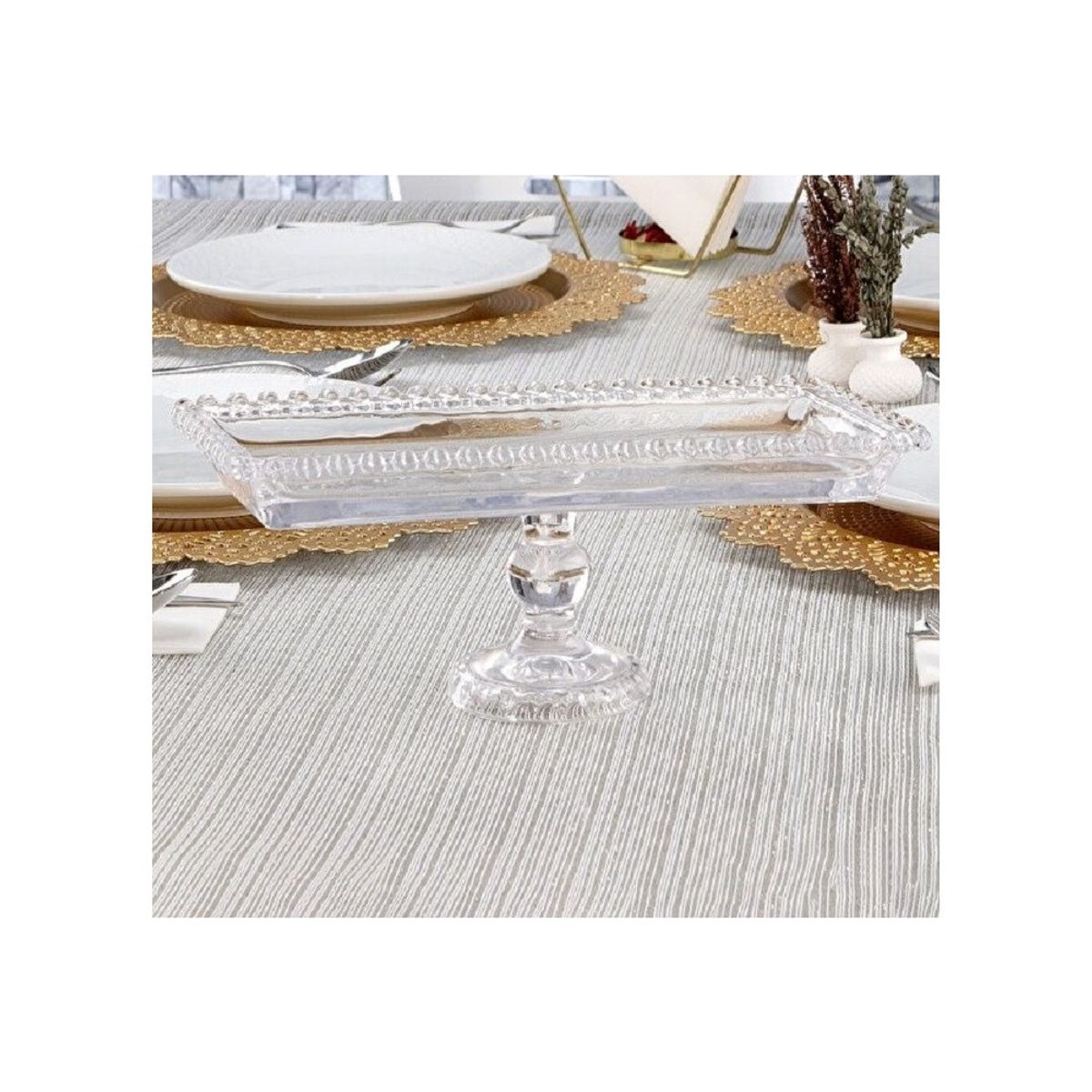 CAP DOR - Bandeja con Pie Rectangular