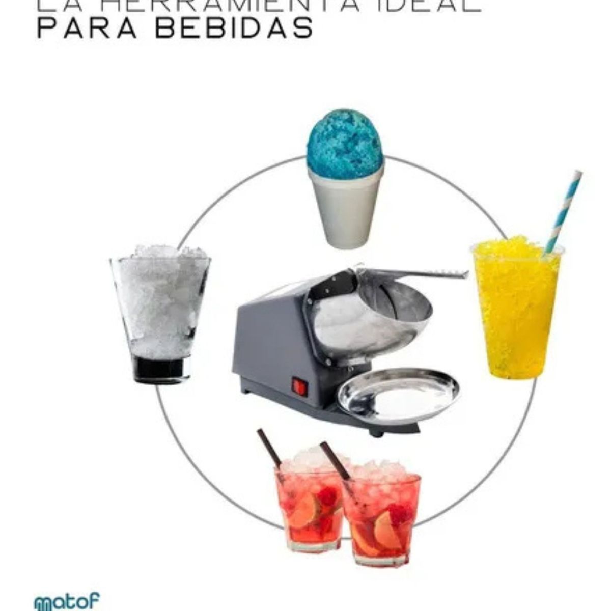 MOVI - Trituradora de hielo eléctrica.