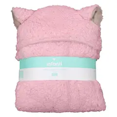 INFANTI - Frazada Sherpa Para Bebe Poncho
