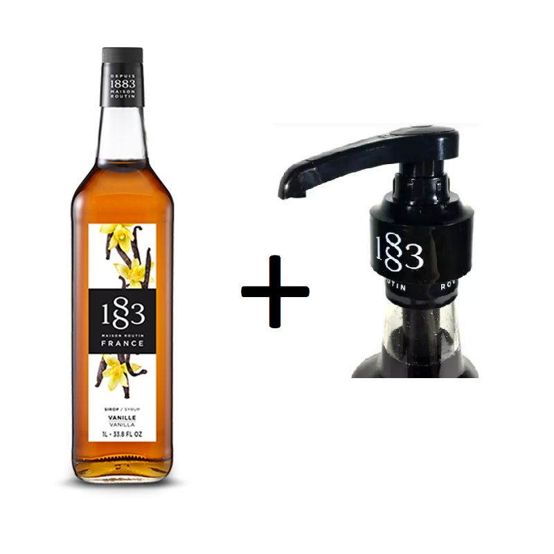 1883 MAISON ROUTIN - Syrup Routin 1883 Vainilla  1000 Ml Con Dosificador