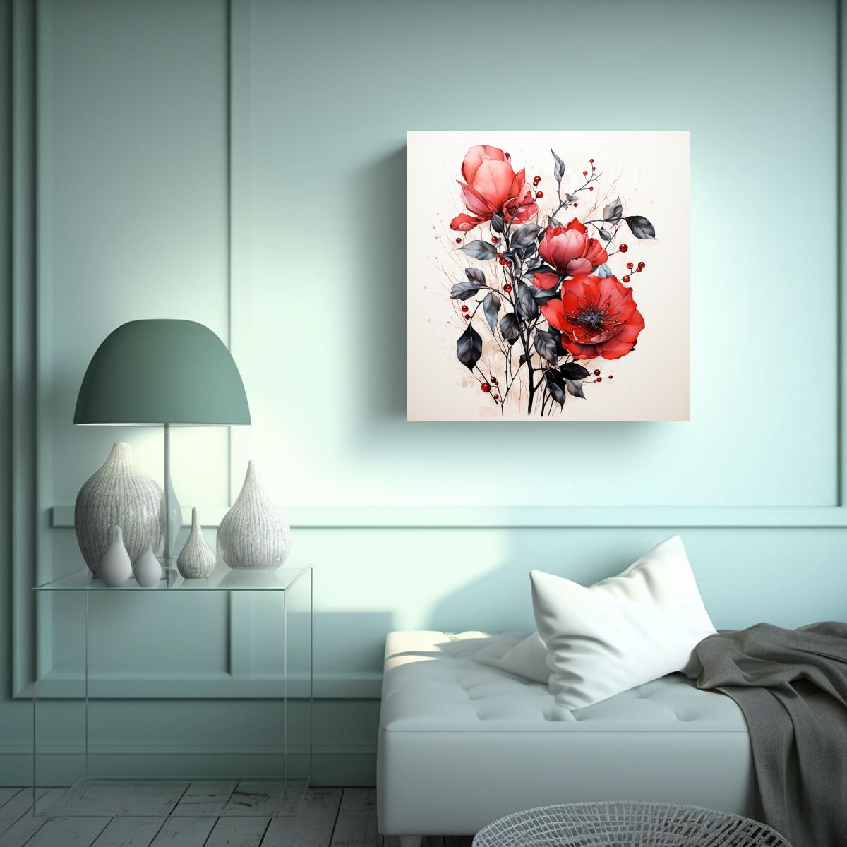 GENERICO - Pinturas Decorativas De Diseño Luminoso Con 80x80 Cm