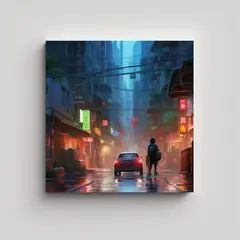 GENERICO - Cuadros Decorativos Equilibrio Visual Para 80x80 Cm