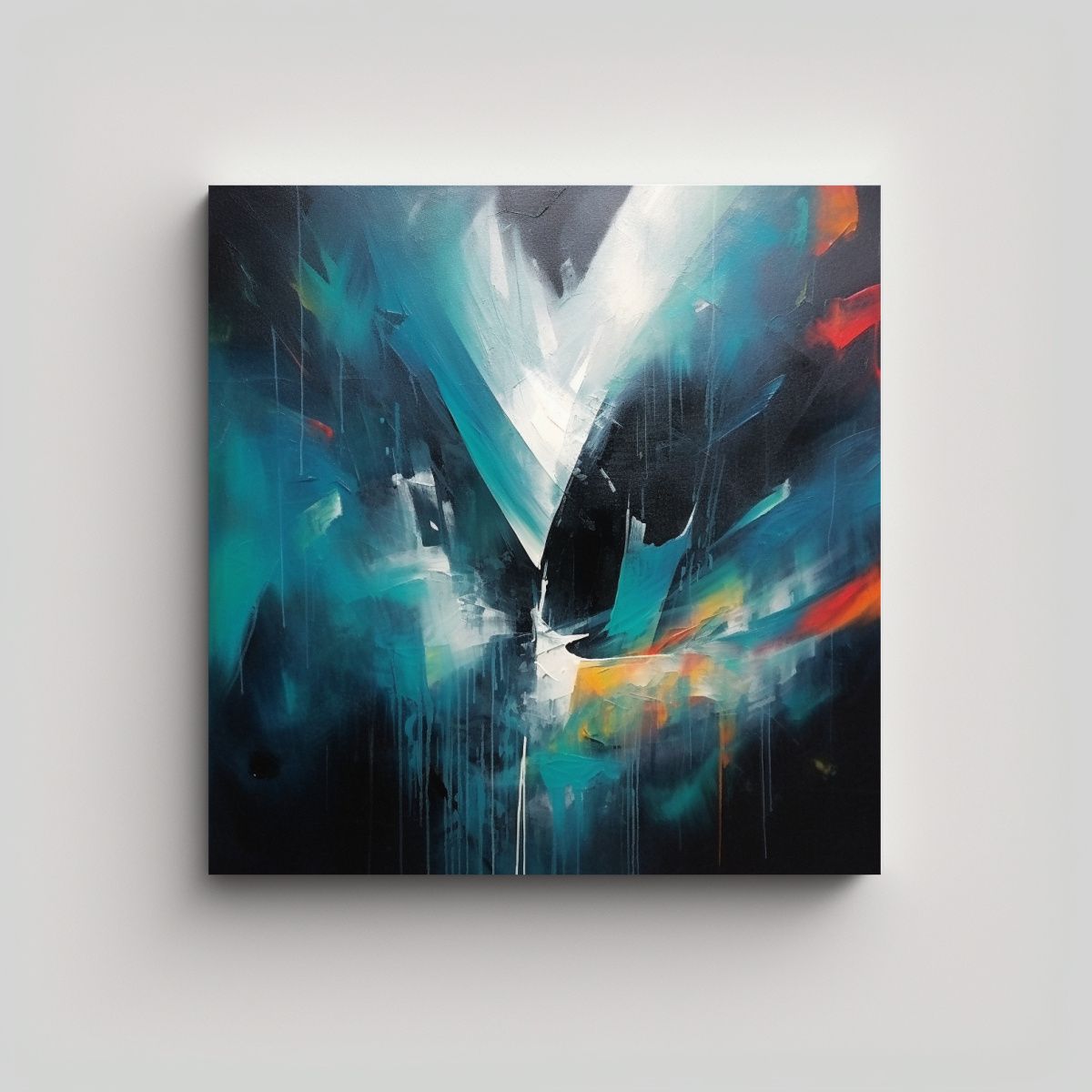 GENERICO - Lienzo Abstracto Para Decoración Del Hogar 80x80 Cm