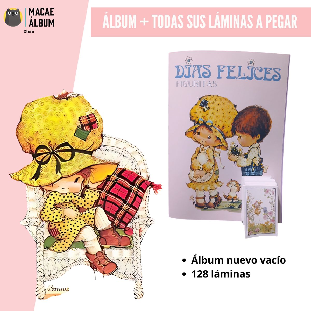 GENERICO - Álbum Días Felices rmst 82´ + Todas Sus Láminas A Pegar