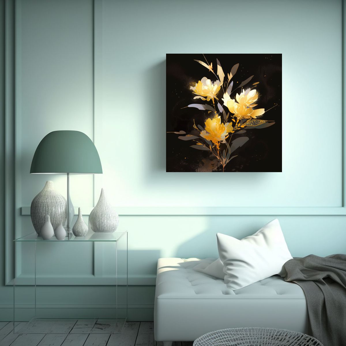 GENERICO - Pinturas De Decoración Con Atmósfera Neonoir En 70x70 Cm