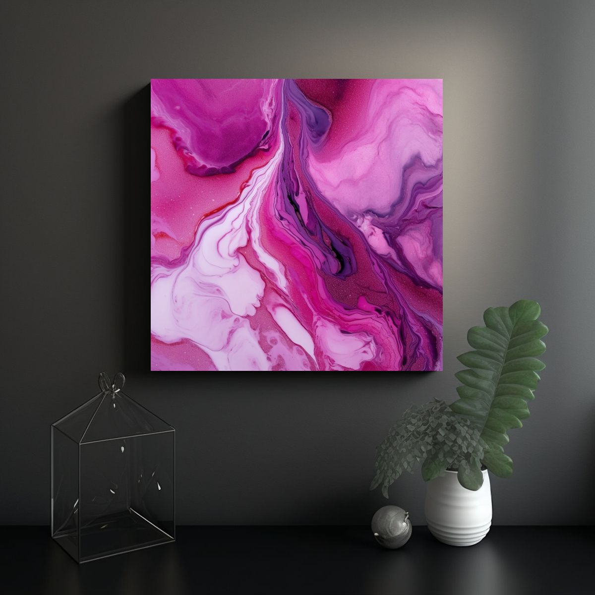 GENERICO - Pintura De Decoración De Pared De Mármol 70x70 Cm