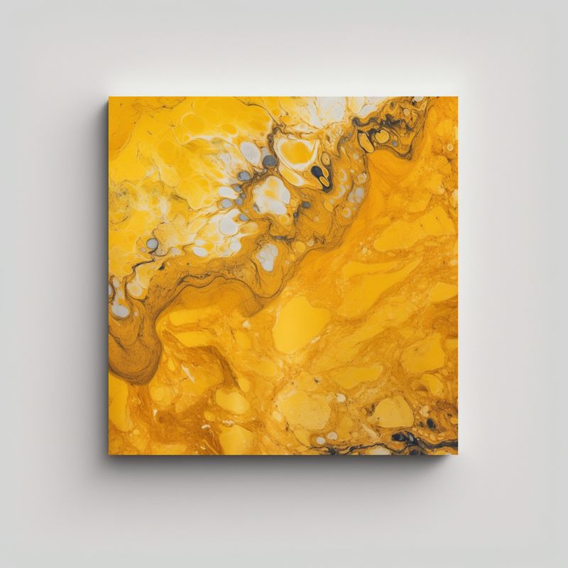 GENERICO - Lienzo De Tela Moderno Vida Textura Mármol 90x90 Cm