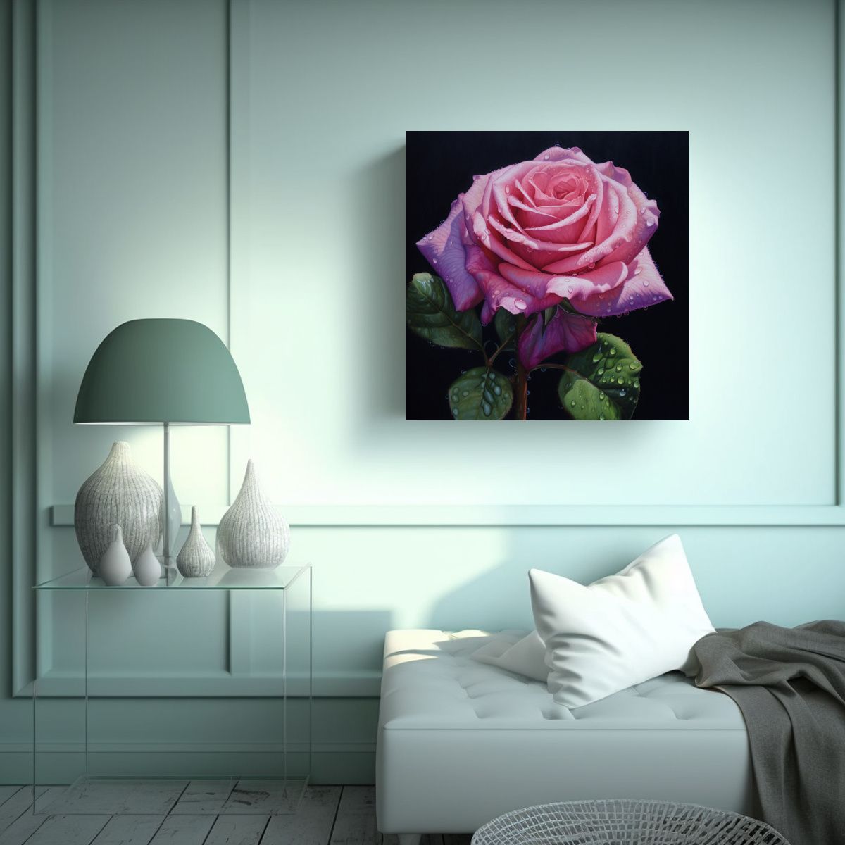 GENERICO - Innovador Lienzo Decorativo De Tela Con Diseño 80x80 Cm