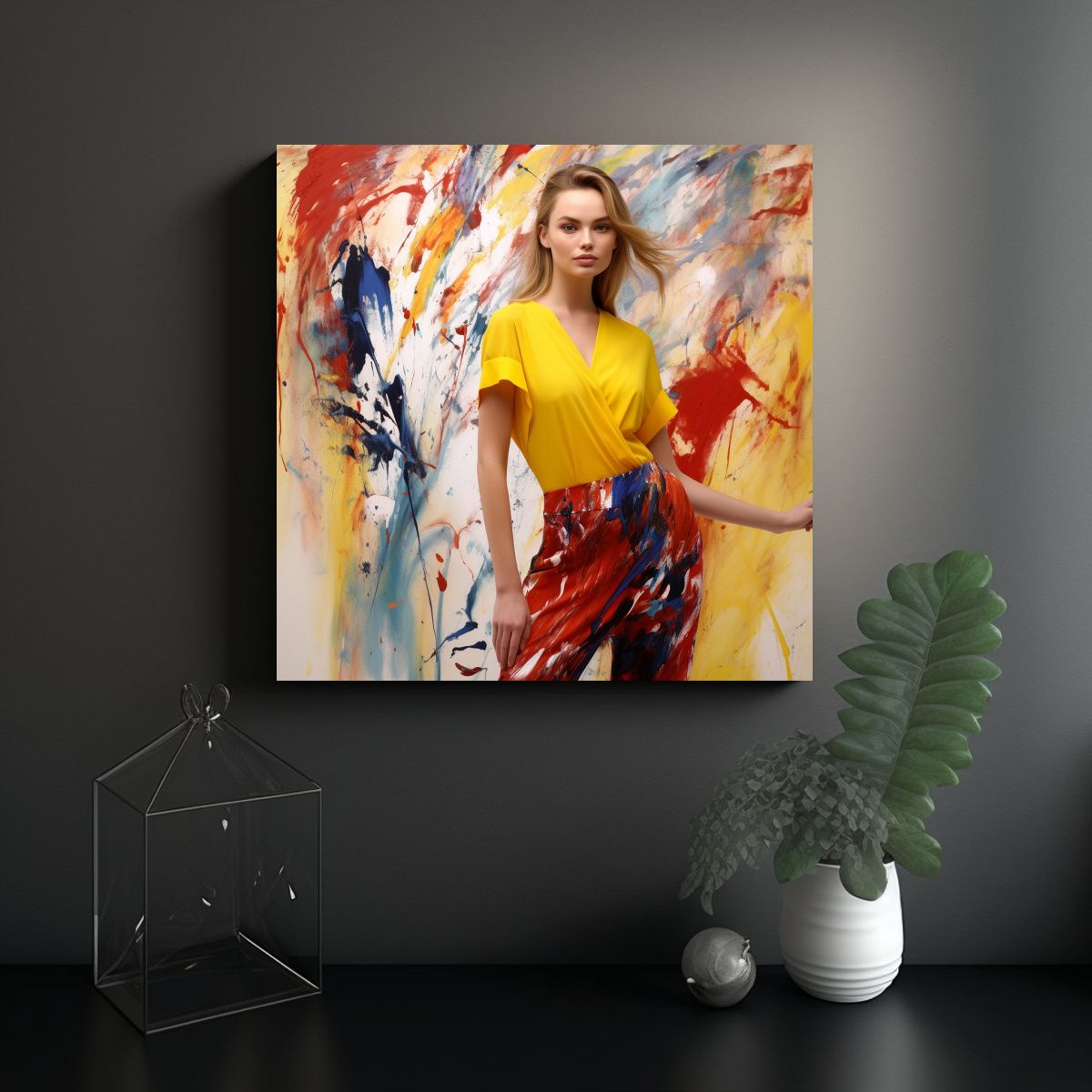 GENERICO - Equilibrio Moderno En Tu Sesión De Fotos Con 90x90 Cm.