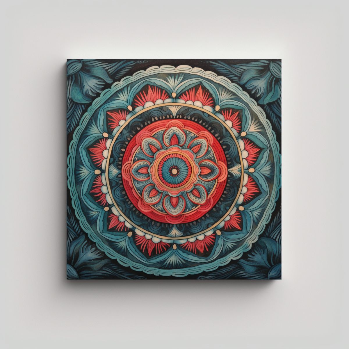 GENERICO - Cuadro Decorativo Mandala Para Oficina 90x90 Cm