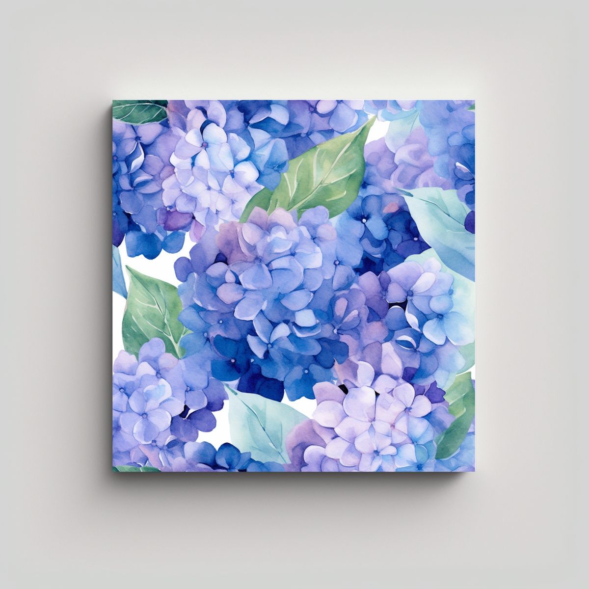GENERICO - Patrón Hydrangea Vanguardista Belleza Natural 80x80 Cm