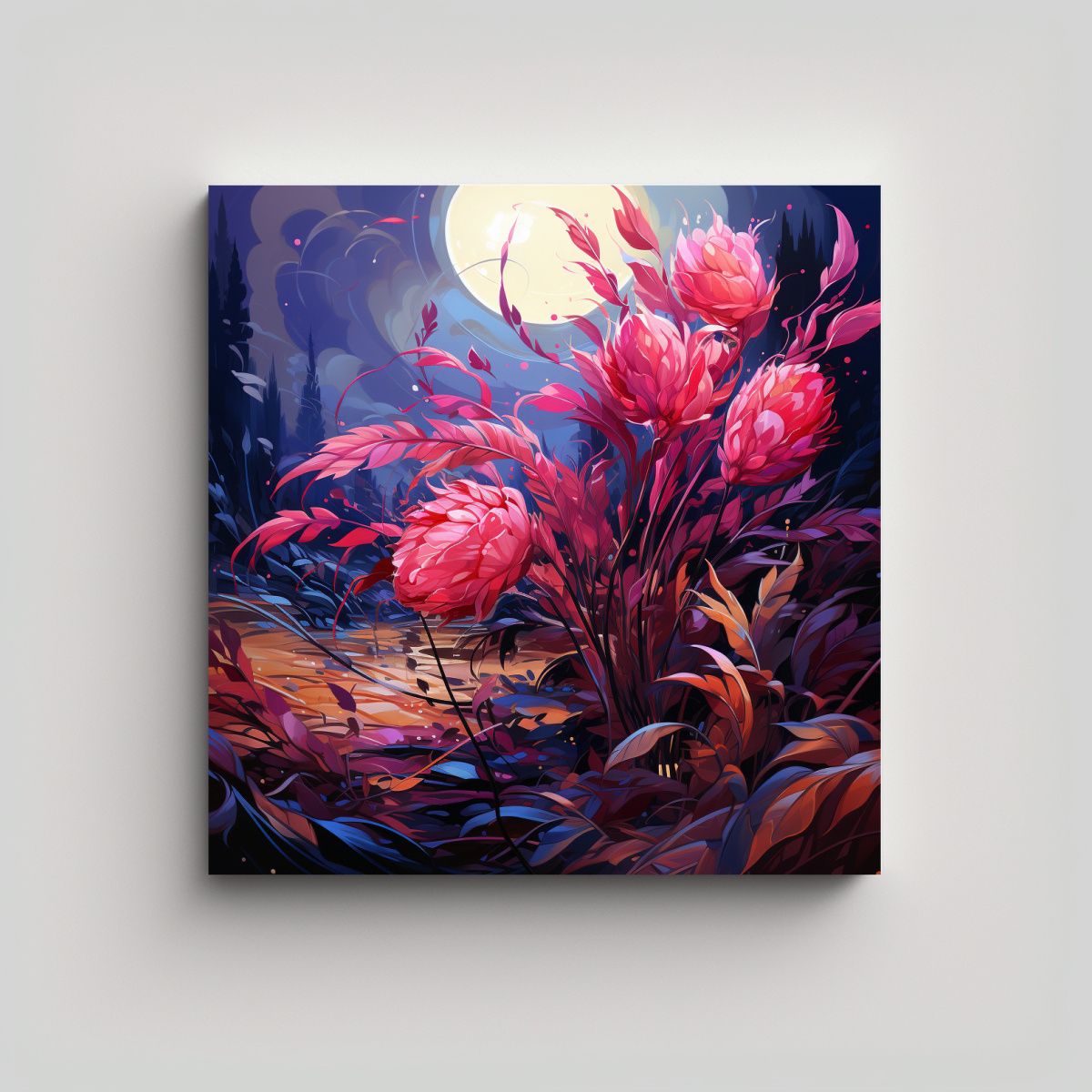 GENERICO - Cuadro De Decoración Con Imagen De Simplicidad 90x90 Cm