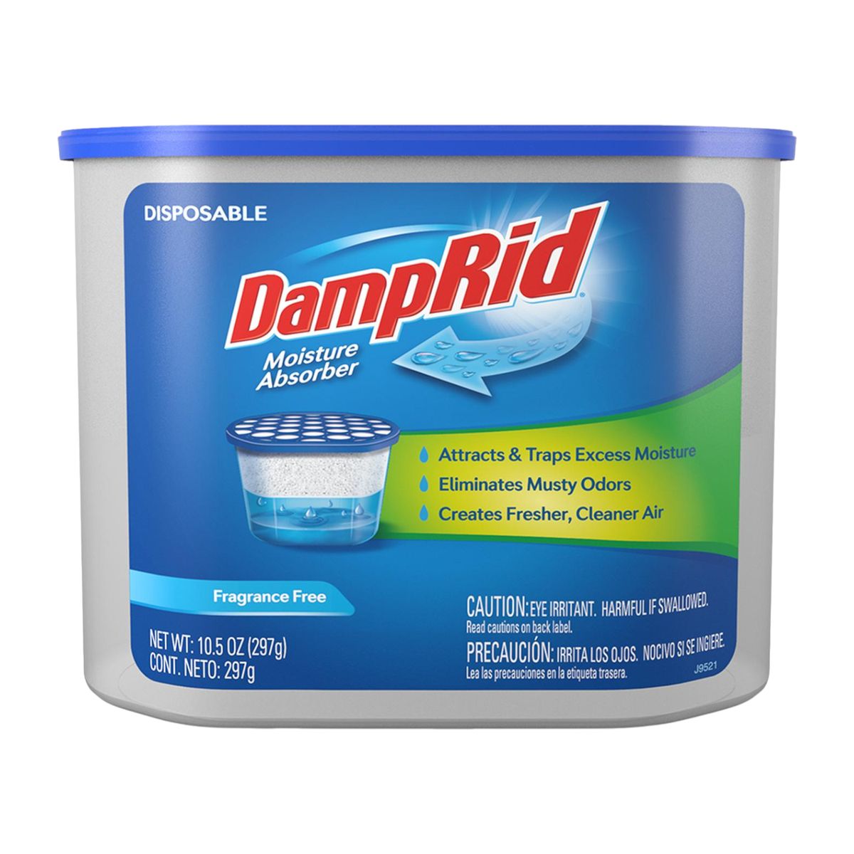 GENERICO - Sistema Antihumedad DampRid Desechable 297g Sin Aroma