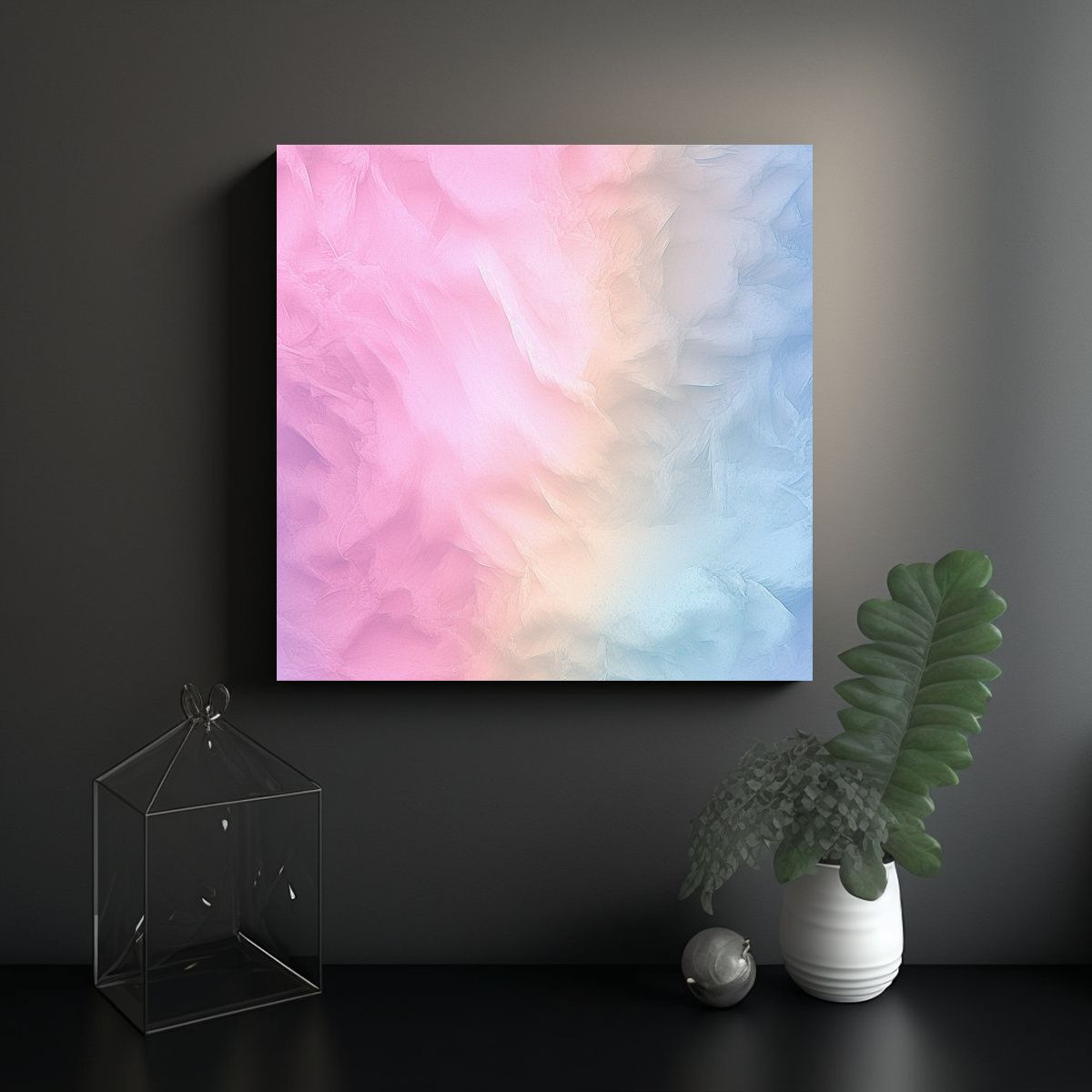 GENERICO - Pinturas De Decoración Exclusivas En Pastel 70x70 Cm