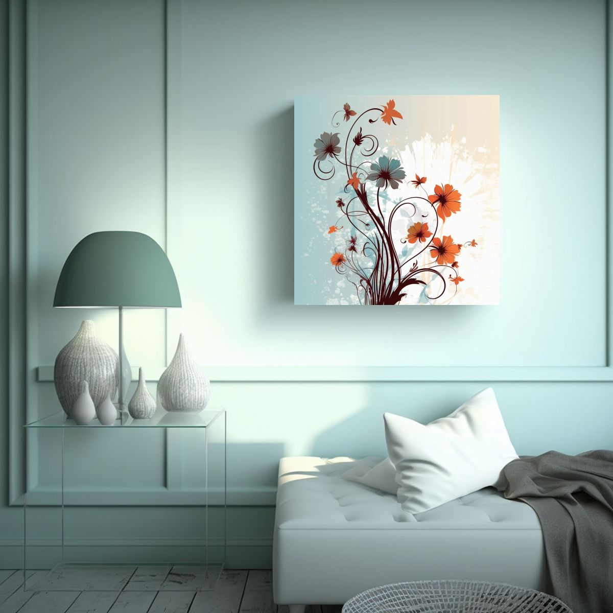 GENERICO - Nova Designs Combinación De Flores Frescas En 90x90 Cm