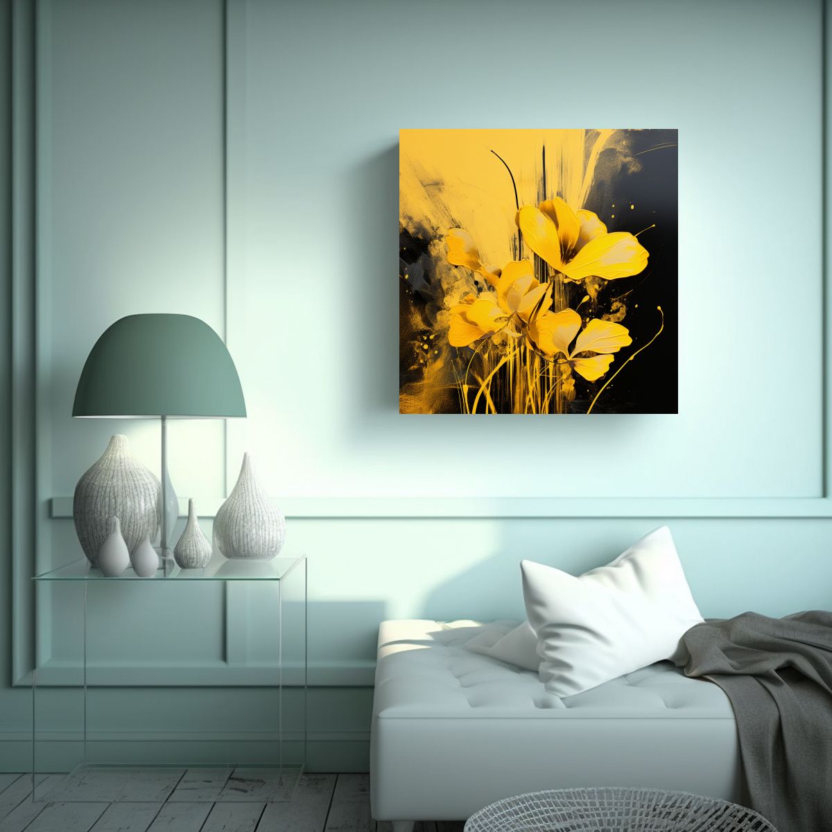 GENERICO - Pinturas De Decoración Con Ambiente Neonoir En 90x90 Cm