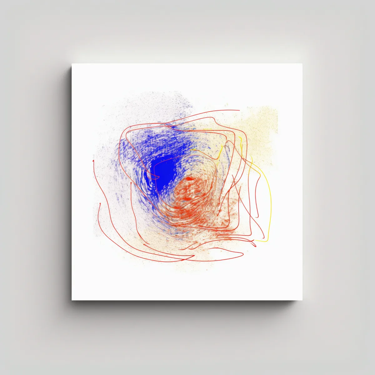 GENERICO - Pinturas Decorativas De Zorros Con Intensidad Y 70x70 Cm