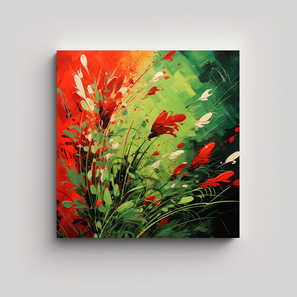 GENERICO - Pinturas De Arte De Pared Granos De Arroz En 80x80 Cm