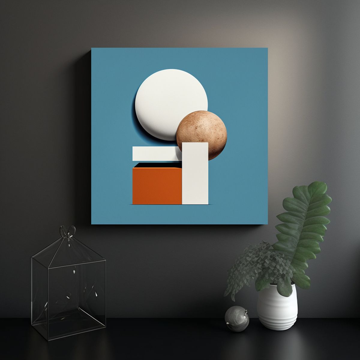 GENERICO - Pinturas Decorativas En Estilo Minimalista 70x70 Cm