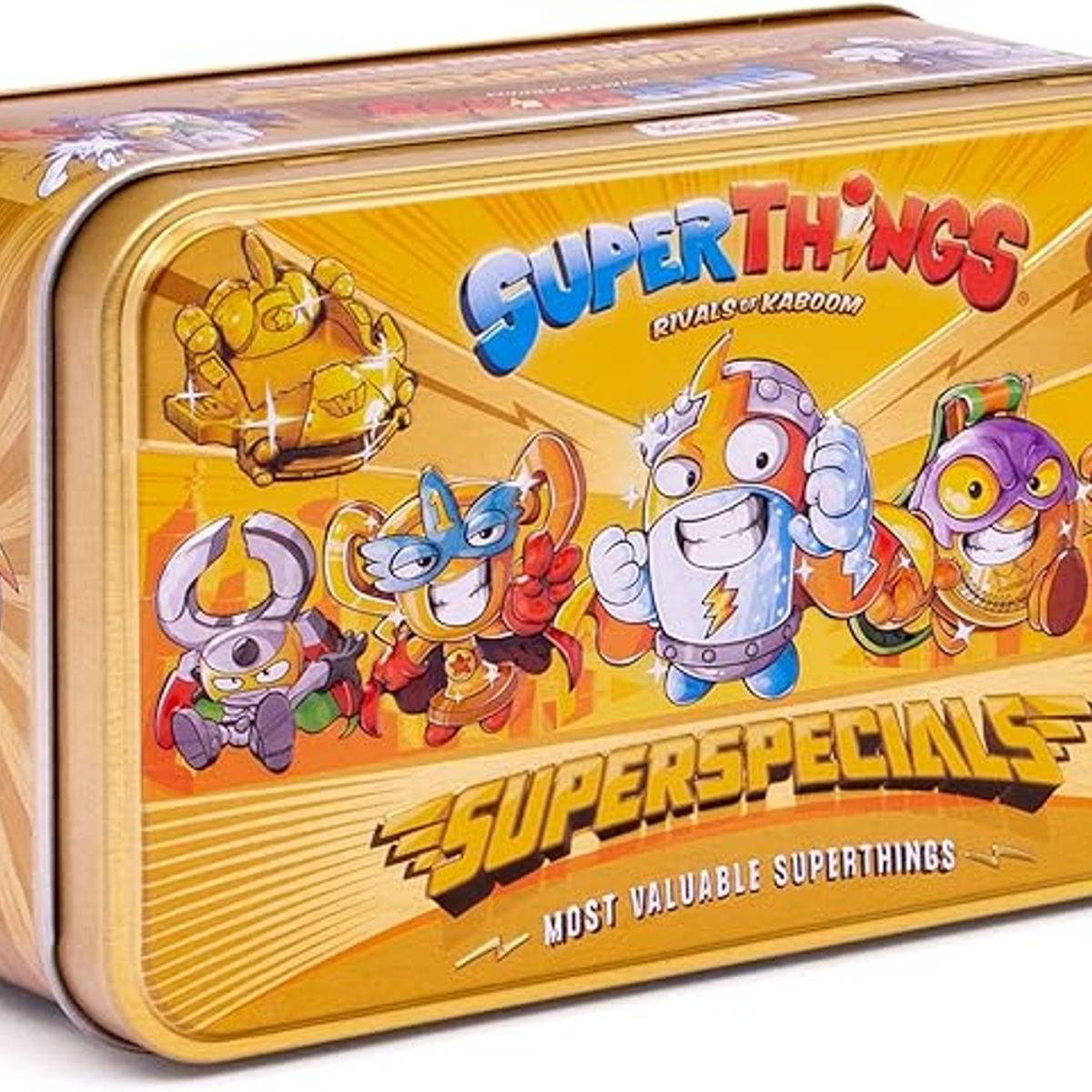 GENERICO - Superzings Lata Dorada Series 4 Magicbox, Colección Figuras ultra raras