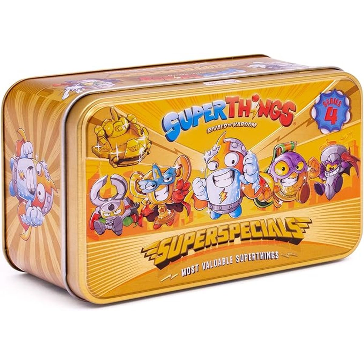 GENERICO - Superzings Lata Dorada Series 4 Magicbox, Colección Figuras ultra raras