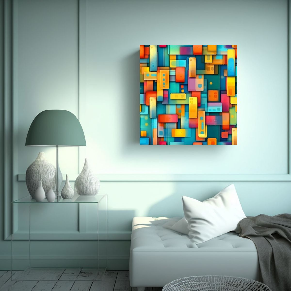 GENERICO - Cuadros De Pared Inspiradores Con Motivos 90x90 Cm.