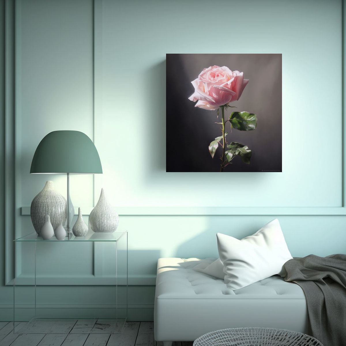 GENERICO - Patrón Intenso De Colores Canva Danza Etérea 90x90 Cm