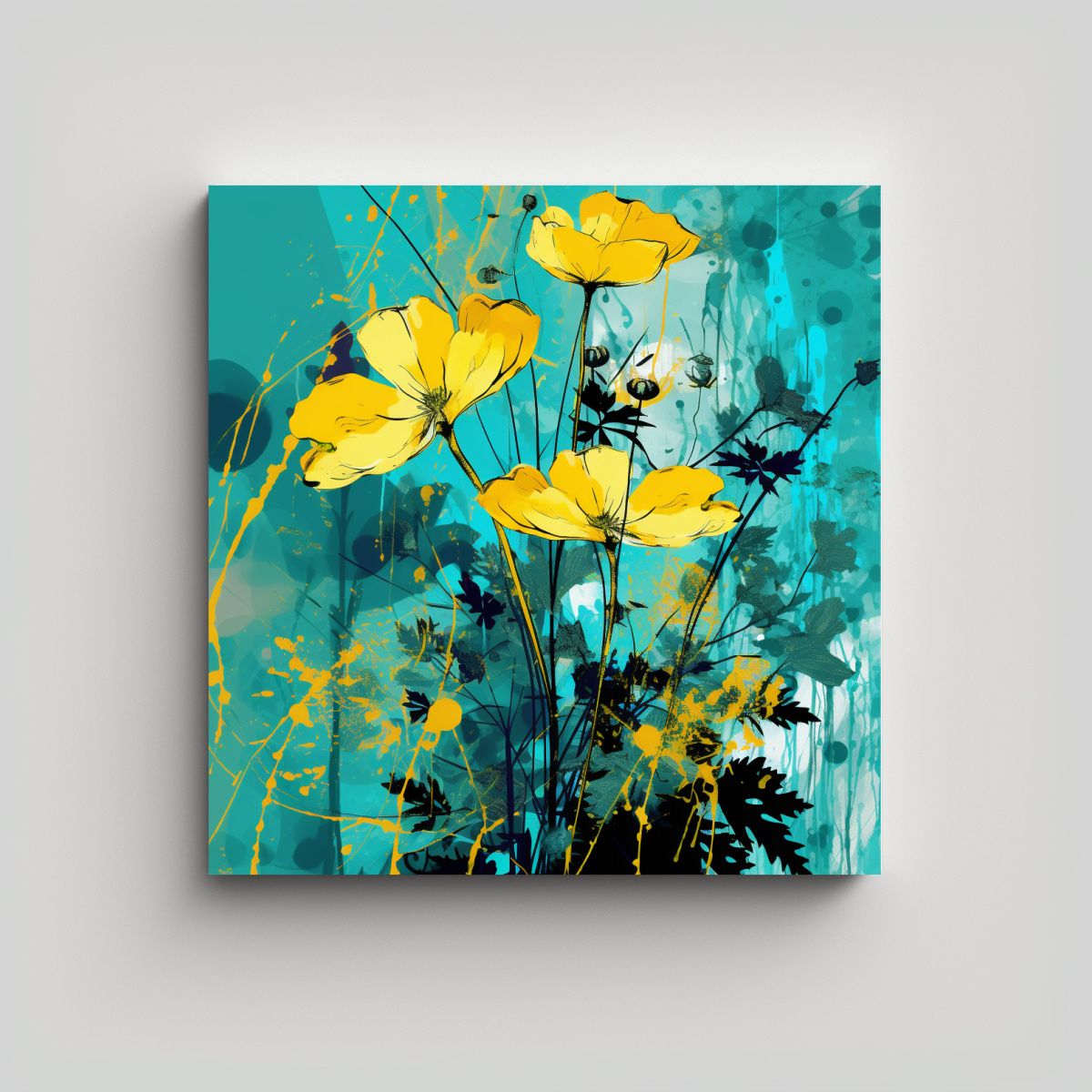 GENERICO - Pinturas Decorativas De Naturaleza Viva A 90x90 Cm