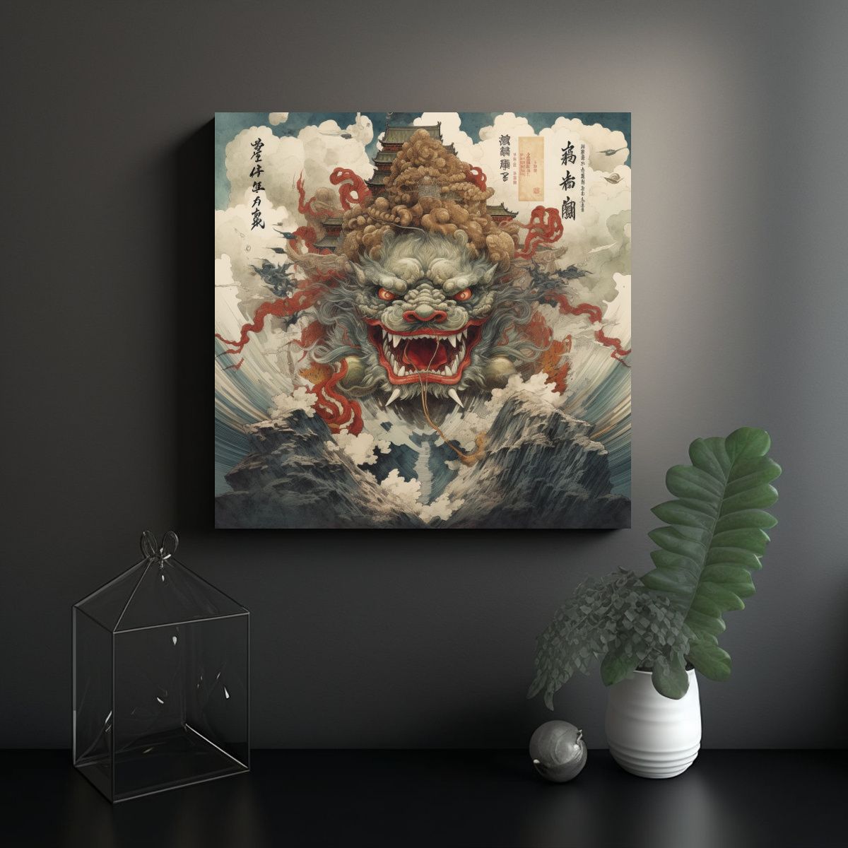 GENERICO - Cuadros Minimalistas Con Finas Líneas Arte De 70x70 Cm