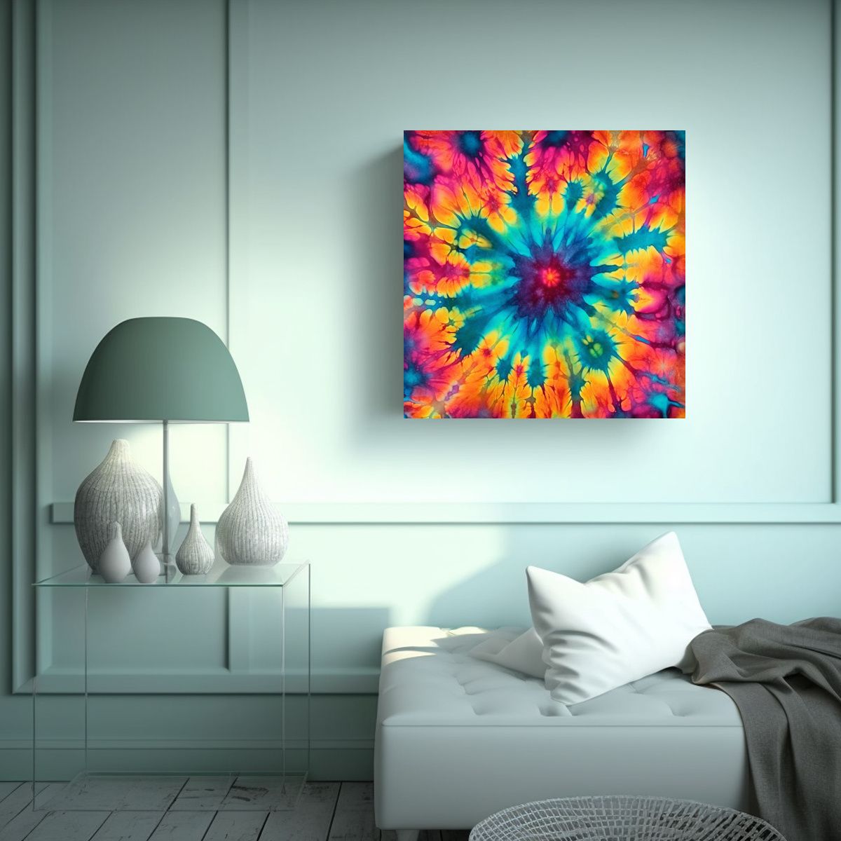 GENERICO - Cuadro De Lienzo Cuadro Obra Maestra Popcorn 90x90 Cm