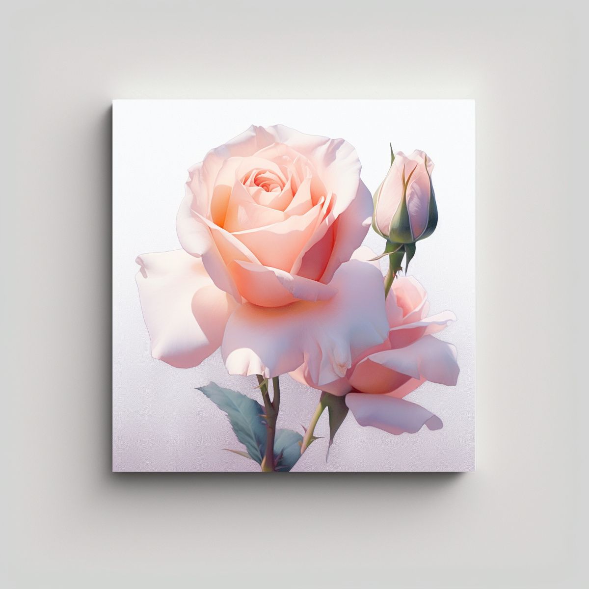 GENERICO - Innovador Cuadro De Finas Líneas Al Estilo 90x90 Cm