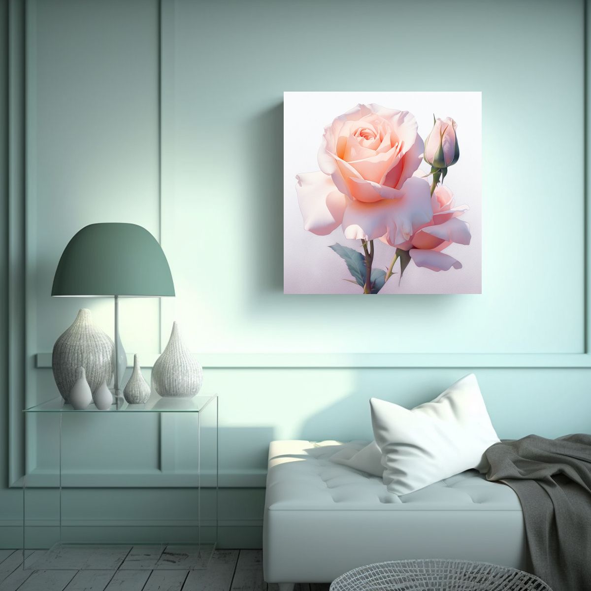 GENERICO - Innovador Cuadro De Finas Líneas Al Estilo 90x90 Cm