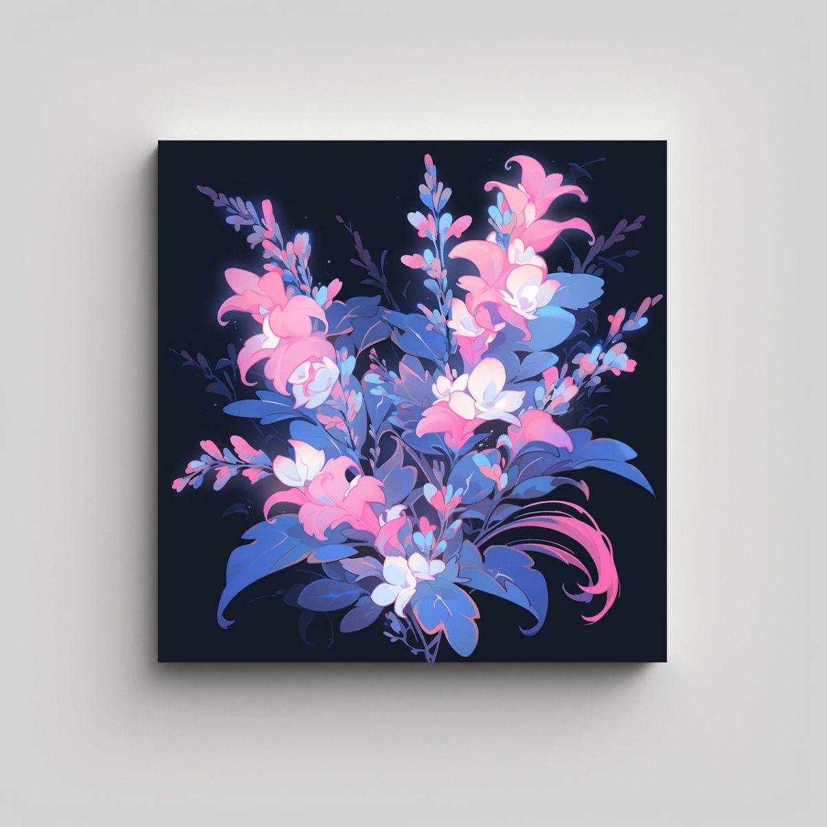 GENERICO - Pinturas Decorativas De Lienzo En Estilo Neonoir 90x90 Cm