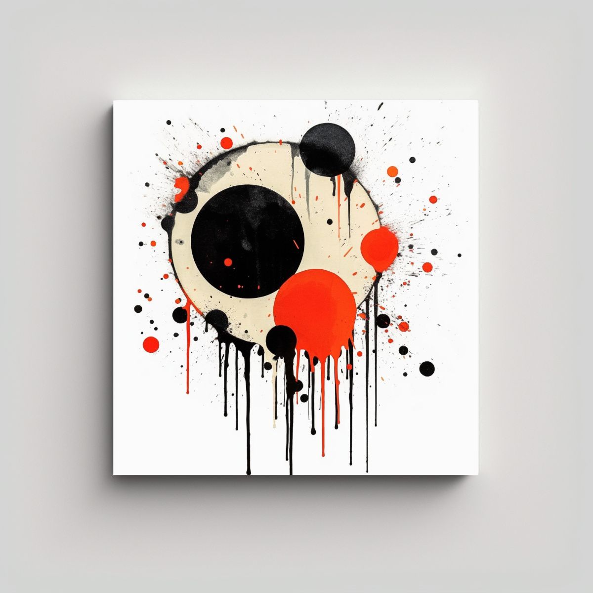 GENERICO - Decoración Inspiradora De Cuadro De Canva Con 90x90 Cm