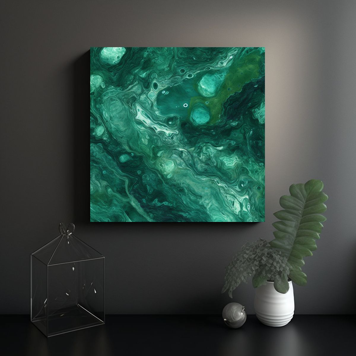 GENERICO - Pinturas De Decoración Con Textura De Mármol 90x90 Cm