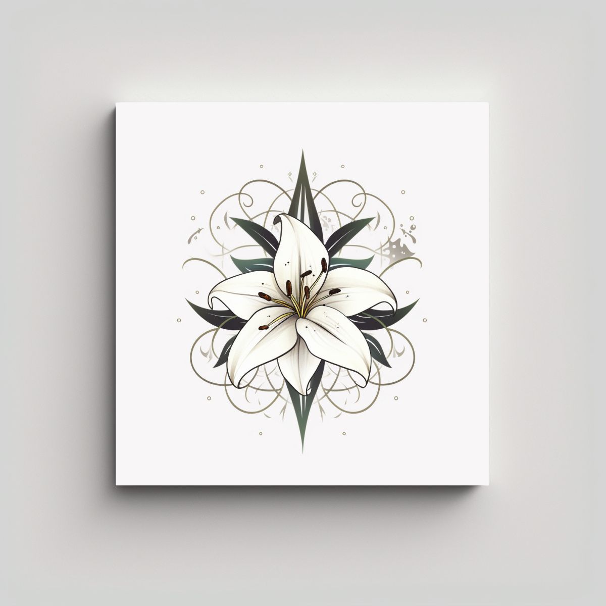 GENERICO - Cuadros Modernos Minimalistas Movimiento Con 80x80 Cm