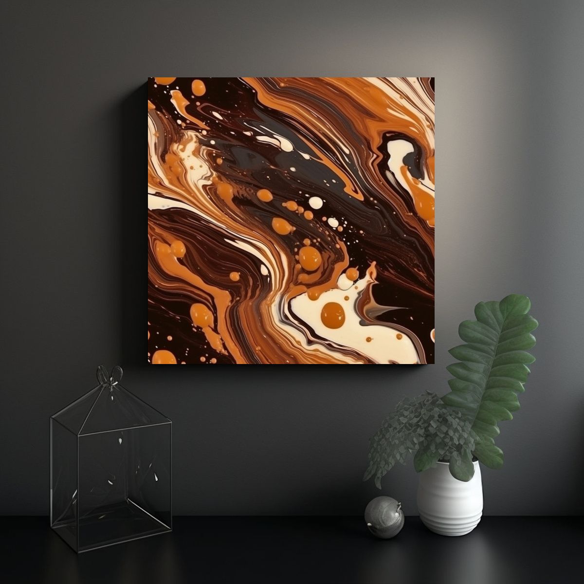 GENERICO - Pinturas De Decoración En Estilo De La Década 90x90 Cm