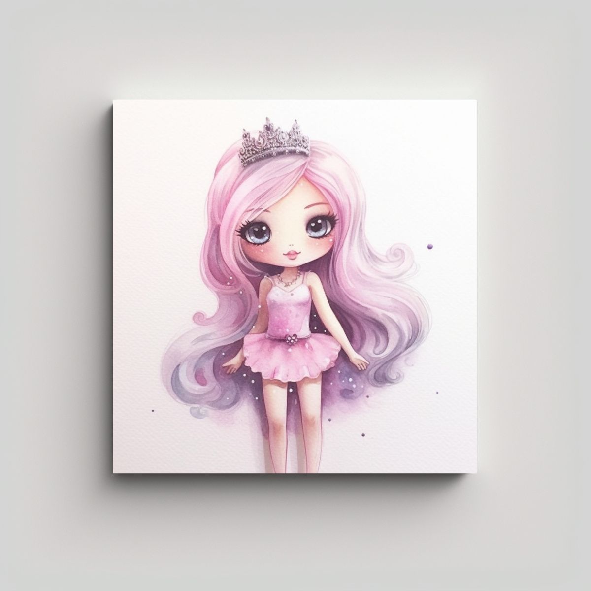 GENERICO - Tela En Bastidor Composición Contraste Estilo 70x70 Cm